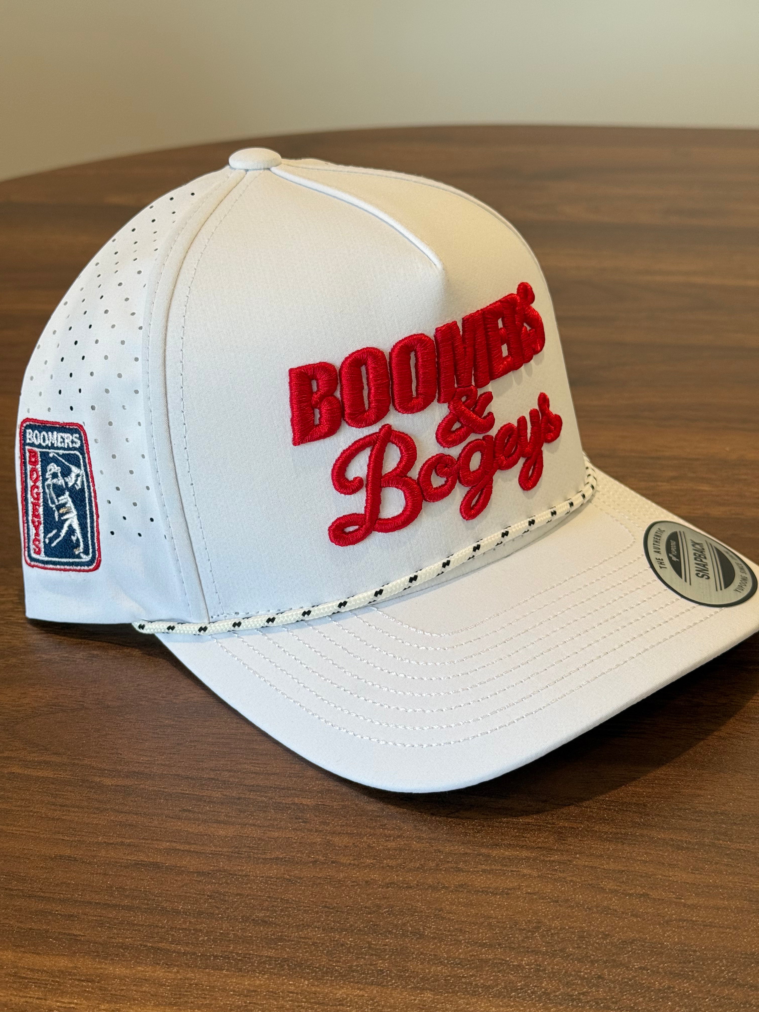 Boomers&Bogeys White/Red